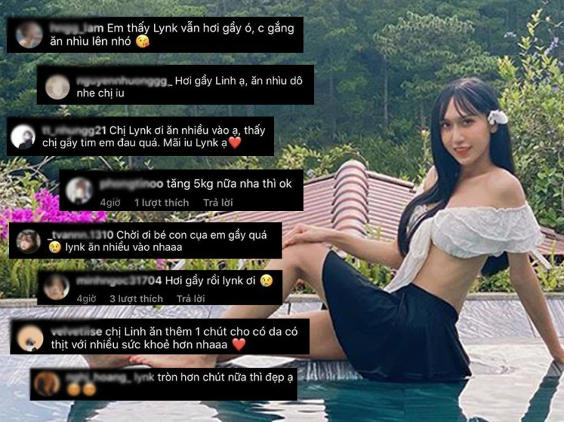 Lynk lee diện đồ bơi đầu tiên sau chuyển giới dân mạng vào than gầy quá - 2