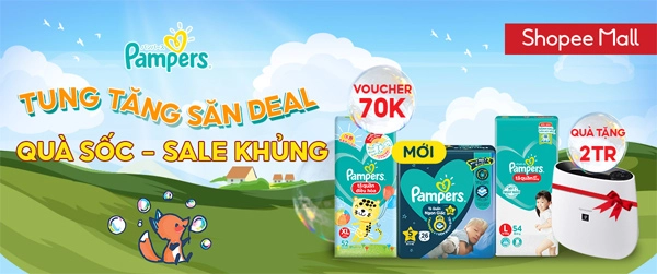 Ngồi nhà săn deal chốt ngay loạt combo xịn sò từ ngày siêu thương hiệu pampers - 1
