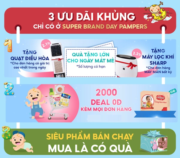 Ngồi nhà săn deal chốt ngay loạt combo xịn sò từ ngày siêu thương hiệu pampers - 2