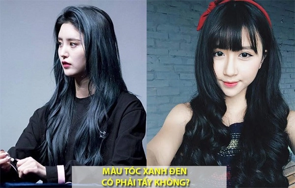Những màu tóc xanh đen cho nữ đẹp và hot nhất hiện nay - 2