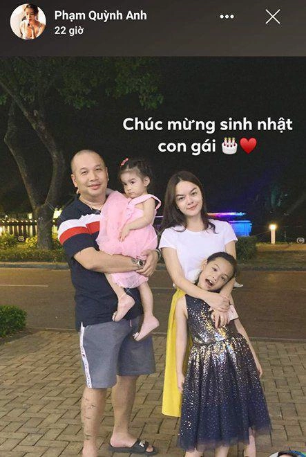 Phạm quỳnh anh con gái cùng quang huy tái hợp chung khung hình biểu cảm cả 3 cực hạnh phúc - 5