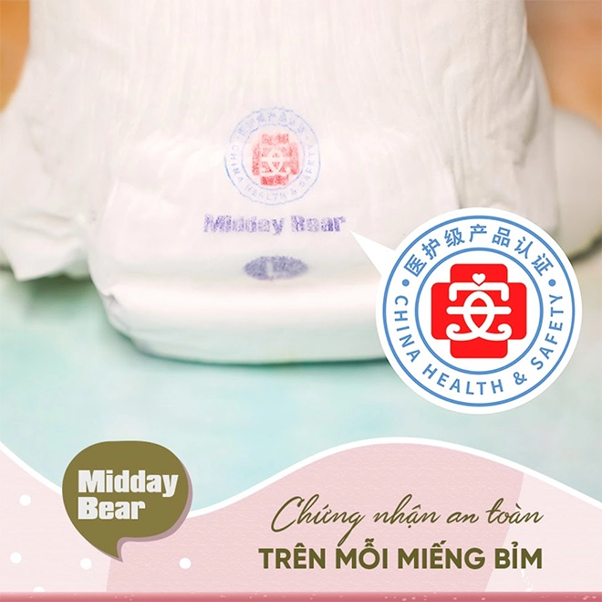 Tã bỉm trẻ em midday bear - bỉm ngoại chất lượng cho người việt - 3
