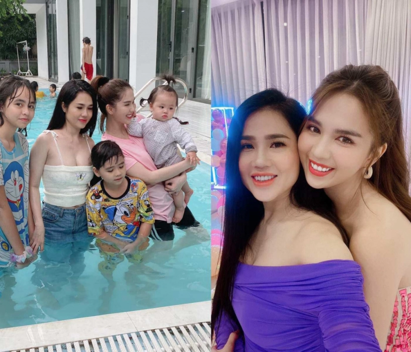 Tái hôn với chồng trẻ chị gái ngọc trinh mỗi tháng lương 500 triệu mới đủ nuôi 2 con - 11