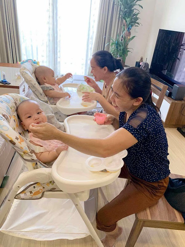 Thuê 2 giúp việc vợ nữ tiếp viên hàng không của mc thành trung nói nuôi con không cầu kỳ - 5