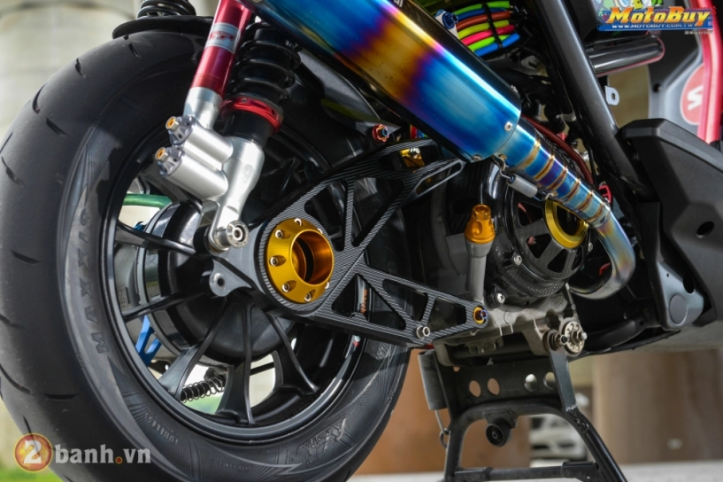 Yamaha bws phong cách vr46 với gói nâng cấp cực độc của biker đài loan - 11