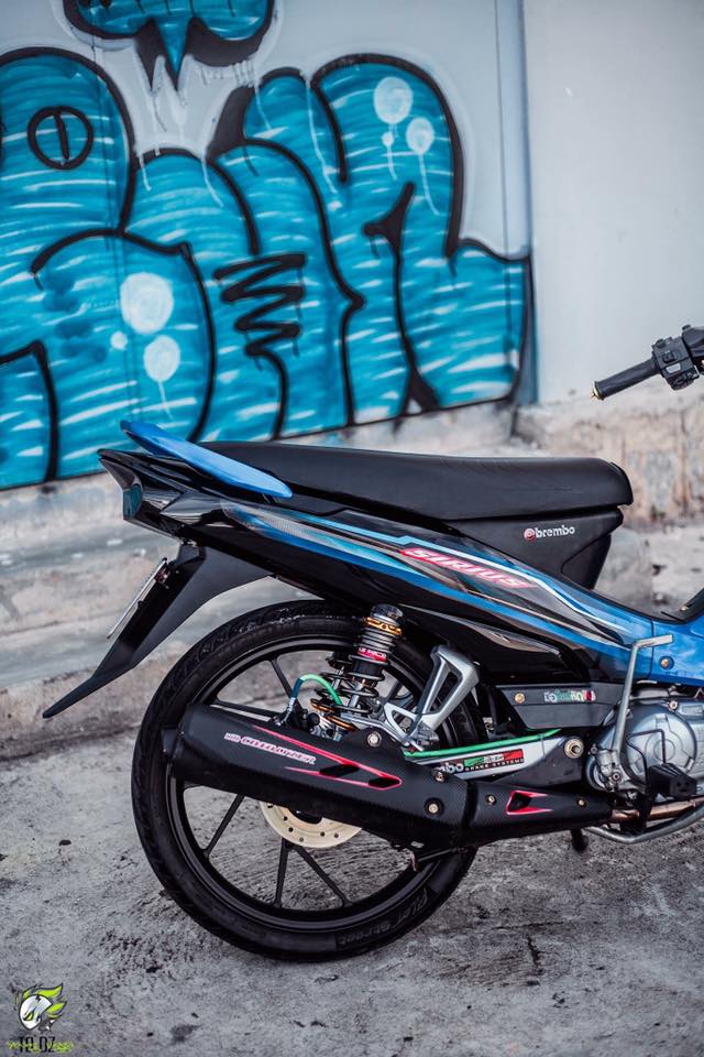 Yamaha sirius độ kiểng đẹp lung linh của biker lâm đồng - 6