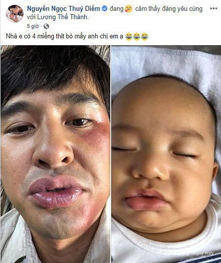 3 đứa trẻ con sao việt có đôi môi giống bố con gái ông cao thắng sao y bản chính - 8