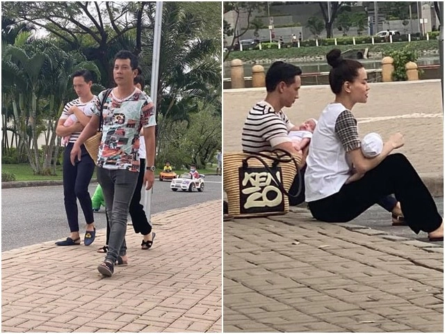 3 ngày nghỉ đầu năm hà hồ tất bật cho bú kim lý bế dỗ con trong chuyến đi biển - 7