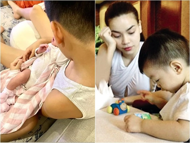 Sau bé lisa đến lượt con trai hồ ngọc hà rõ mặt lai tây đúng kim lý phiên bản nhí - 6