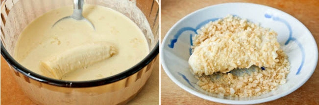 Ăn vặt với chuối bọc bột chiên - 2