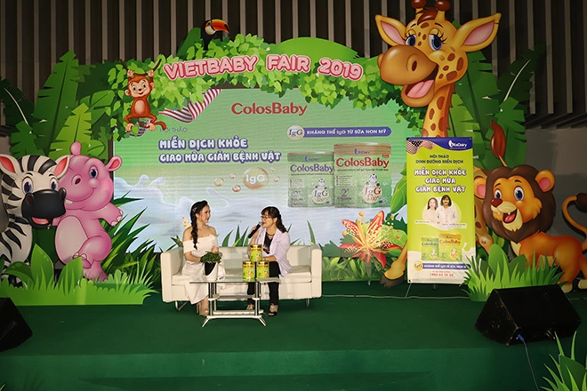 Bé vui chơi miễn phí mẹ bầu thoải mái thư giãn tại triển lãm vietbaby 2020 - 6