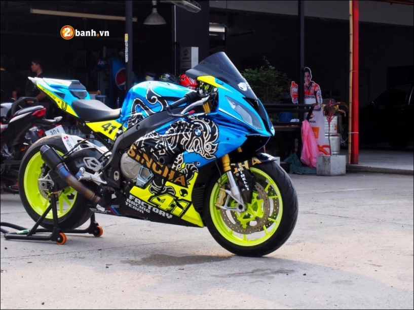 Bmw s1000rr độ so hot cùng tem độ singha beer thái - 3