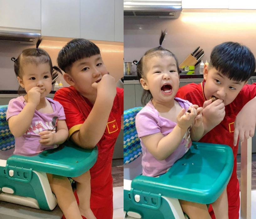 Con trai riêng lê phương hôn môi em gái cùng mẹ khác cha dân mạng nói đừng nên - 2