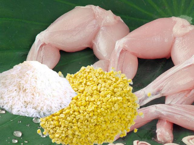 Cách nấu cháo ếch bí đỏ đậu xanh cho bé ăn dặm thơm ngon chuẩn vị - 4