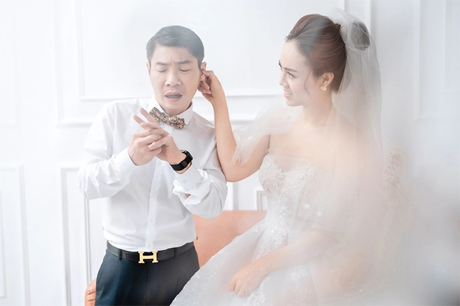 Cận cảnh nhẫn cưới của nsnd công lý và vợ hot girl - 4