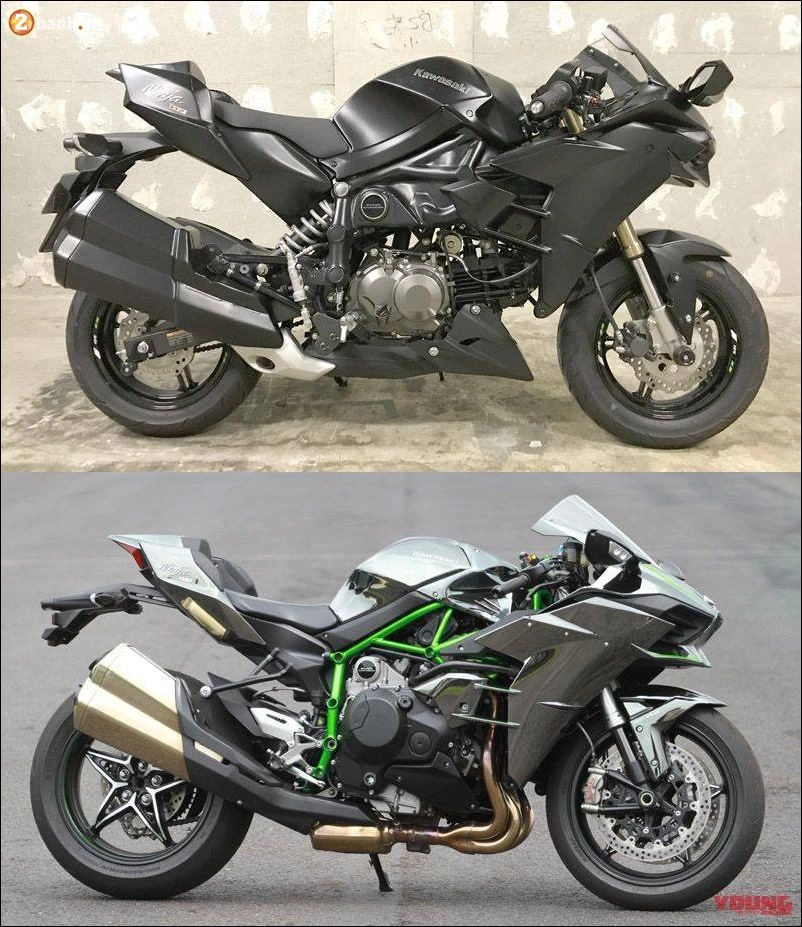 Choáng ngợp với sự xuất hiện mô hình kawasaki ninja h2 125cc - 2