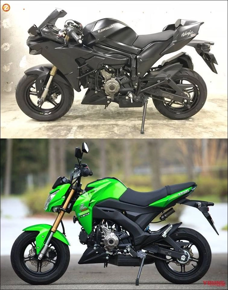 Choáng ngợp với sự xuất hiện mô hình kawasaki ninja h2 125cc - 3