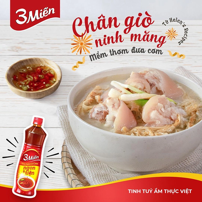 Cơm ngoài sao bằng cơm mẹ nấu với công thức chân giò ninh măng từ helens recipes - 1