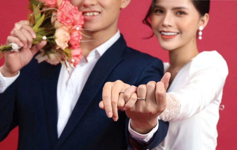 cơn sốt nhẫn cưới kim cương chỉ từ 4999000đ tại bảo tín mạnh hải mùa cưới 2020 - 1