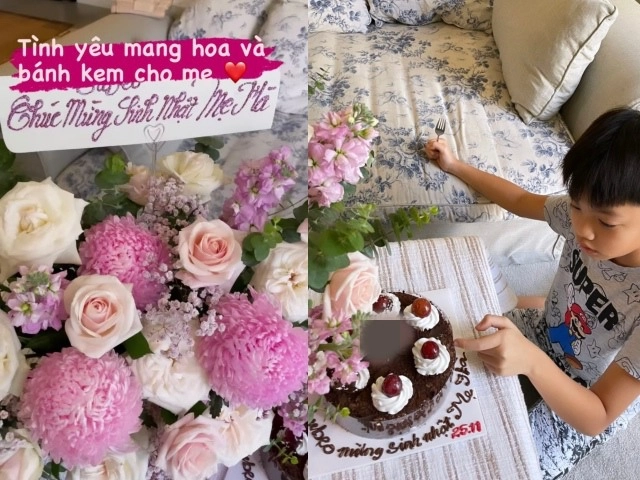 Cường đô la mừng sinh nhật vợ trẻ quà subeo tặng mẹ kế giống hệt tặng mẹ hà hồ - 7