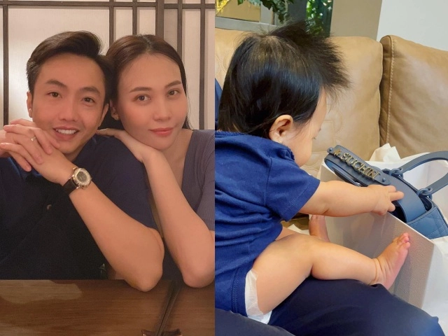 Hết kim lý hà hồ ngồi vỉa hè bế con đến cường đô la cũng đi dép lê địu con - 11