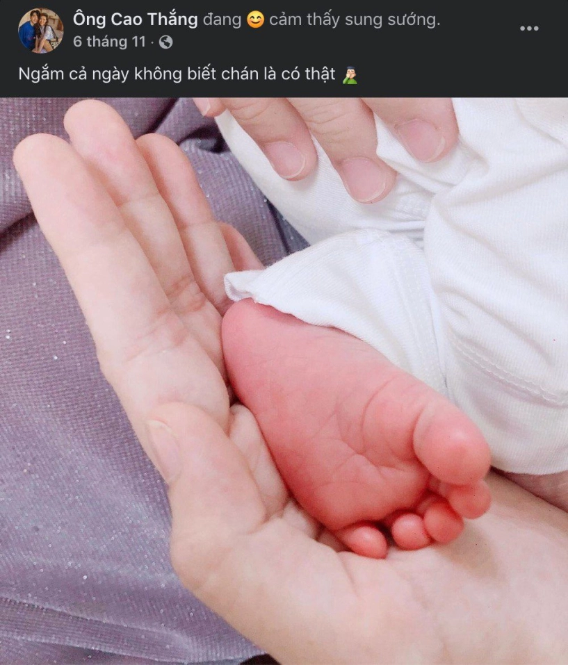 Đăng ảnh cưng nựng con gái dân tình phát hiện ông cao thắng chăm con vất vả không như mơ - 3