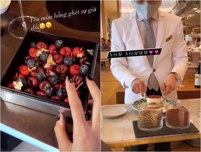 Đi ăn sang chảnh nàng á hậu choáng với tên món ăn vừa nhìn qua đã đỏ mặt - 6