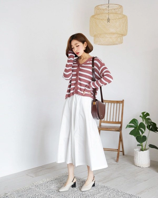 Diện chân váy đi làm mùa lạnh nàng cứ phối đồ như thế này là đủ đẹp ngất ngây - 6
