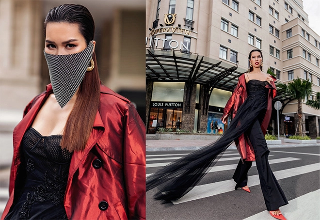 Diện street style vẫn catwalk thần thái hà anh - minh tú trở lại khuấy đảo làng thời trang việt - 4