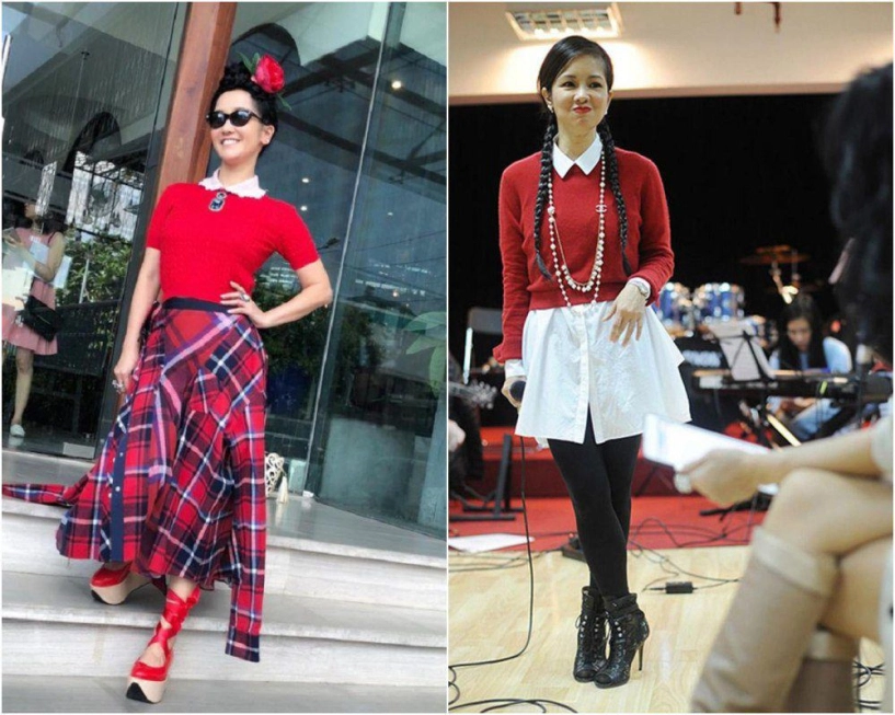 Diva lão làng đối đầu hoa hậu không tuổi u50 bất phân thắng bại với style tắc kè bông - 10