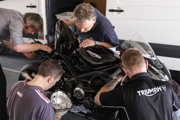 Động cơ triumph moto2 đang được phát triển chuẩn bị cho mùa giải 2019 - 2
