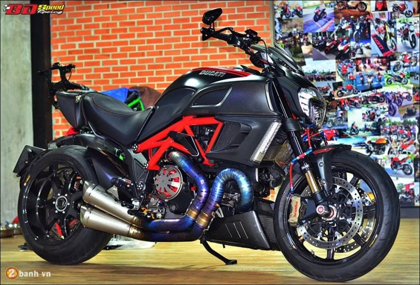 Ducati diavel -choáng ngợp với bản độ quỷ dữ mang tên carbon red - 16