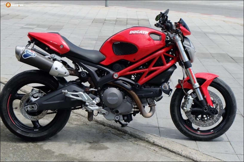 Ducati monster 795 độ kế thừa tinh hoa công nghệ từ anh em quái vật - 2