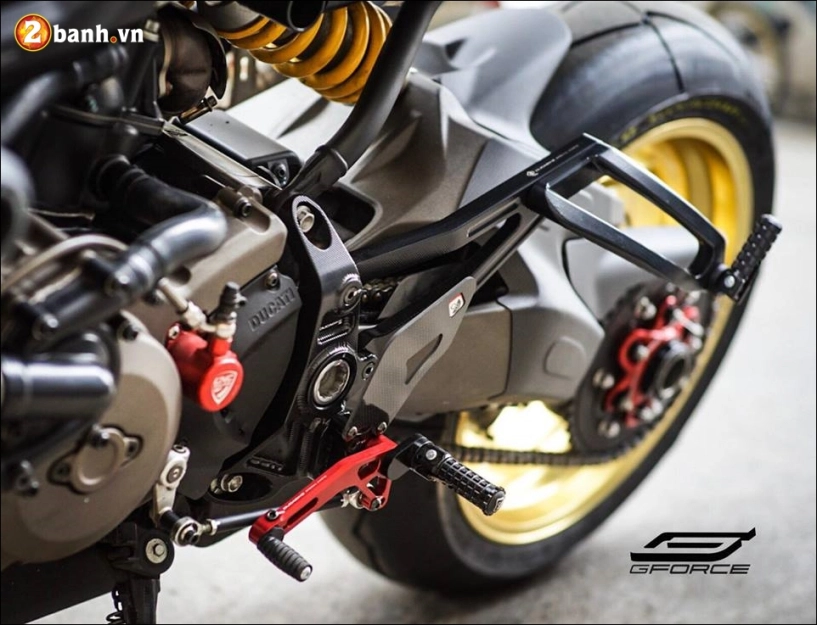 Ducati monster 821 độ điểm nhấn cùng thương hiệu đồ chơi ducabike - 4