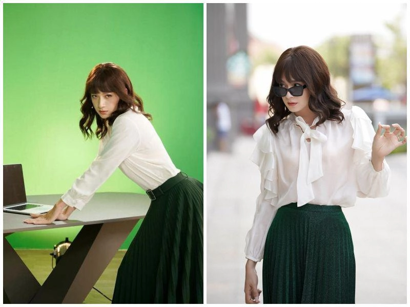 đứng hình trước thời trang giả gái của ngô kiến huy mặc style công sở lấn át phái đẹp - 1