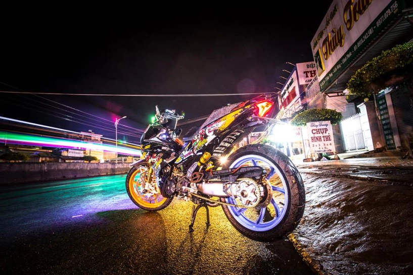 Exciter 150 độ chất chơi với bộ cánh mario đầy ấn tượng của biker việt - 17