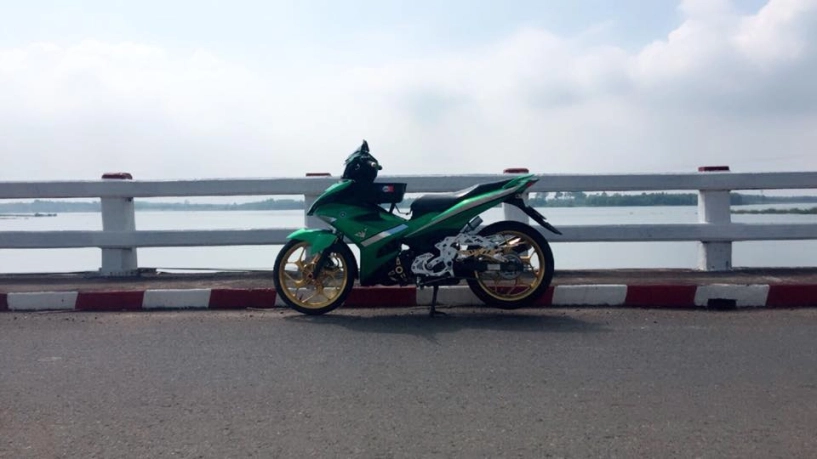 Exciter 150 độ - chú két xanh racingboy di động - 1