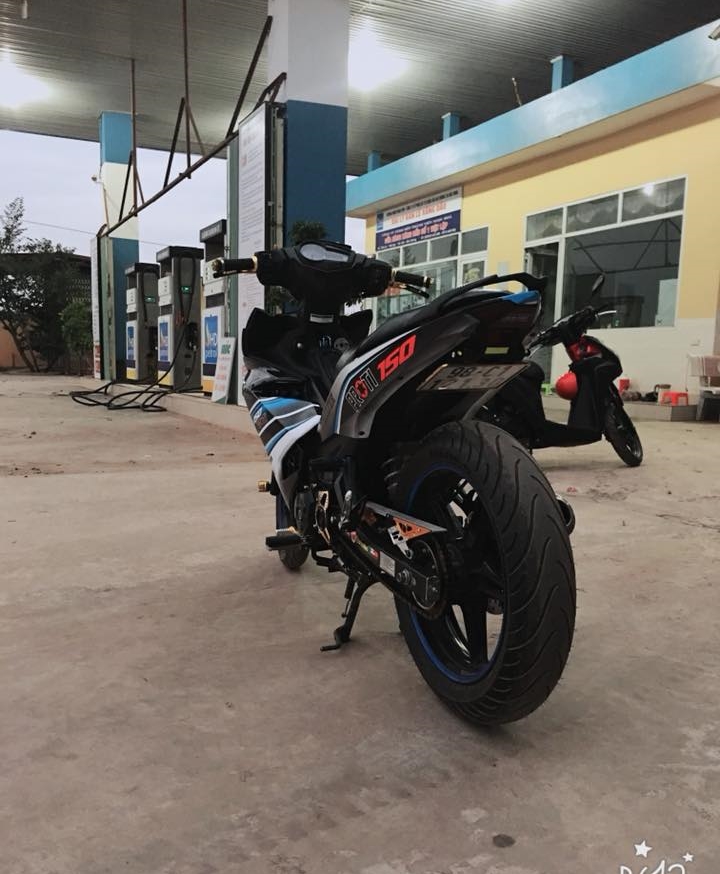 Exciter 150 độ khoe mông trá hình ở cây xăng của biker bắc ninh - 5