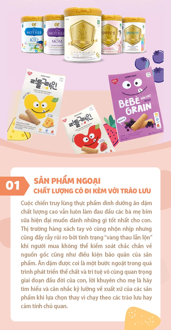 Giải mã lý do mẹ bỉm sữa việt mê mẩn thực phẩm và dòng sữa nhập khẩu từ hàn quốc - 1