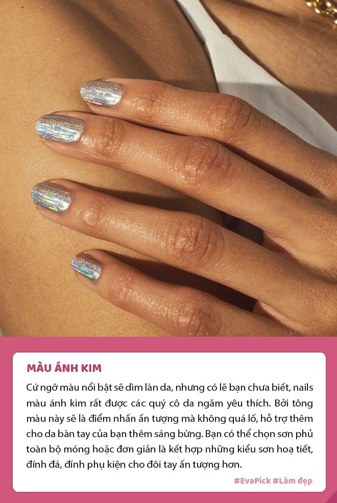 Gọi tên những màu nails dành cho da ngăm sơn lên một chốc bàn tay sáng bừng - 3