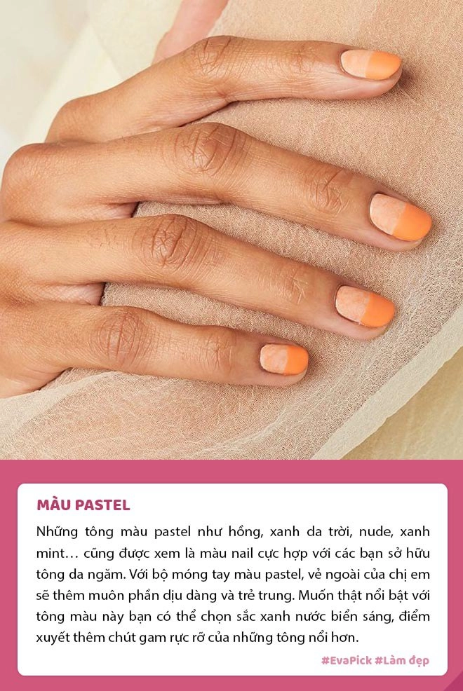 Gọi tên những màu nails dành cho da ngăm sơn lên một chốc bàn tay sáng bừng - 4