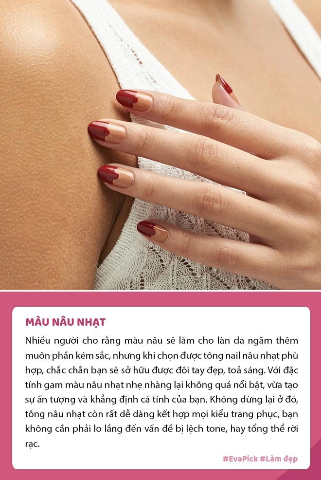 Gọi tên những màu nails dành cho da ngăm sơn lên một chốc bàn tay sáng bừng - 5