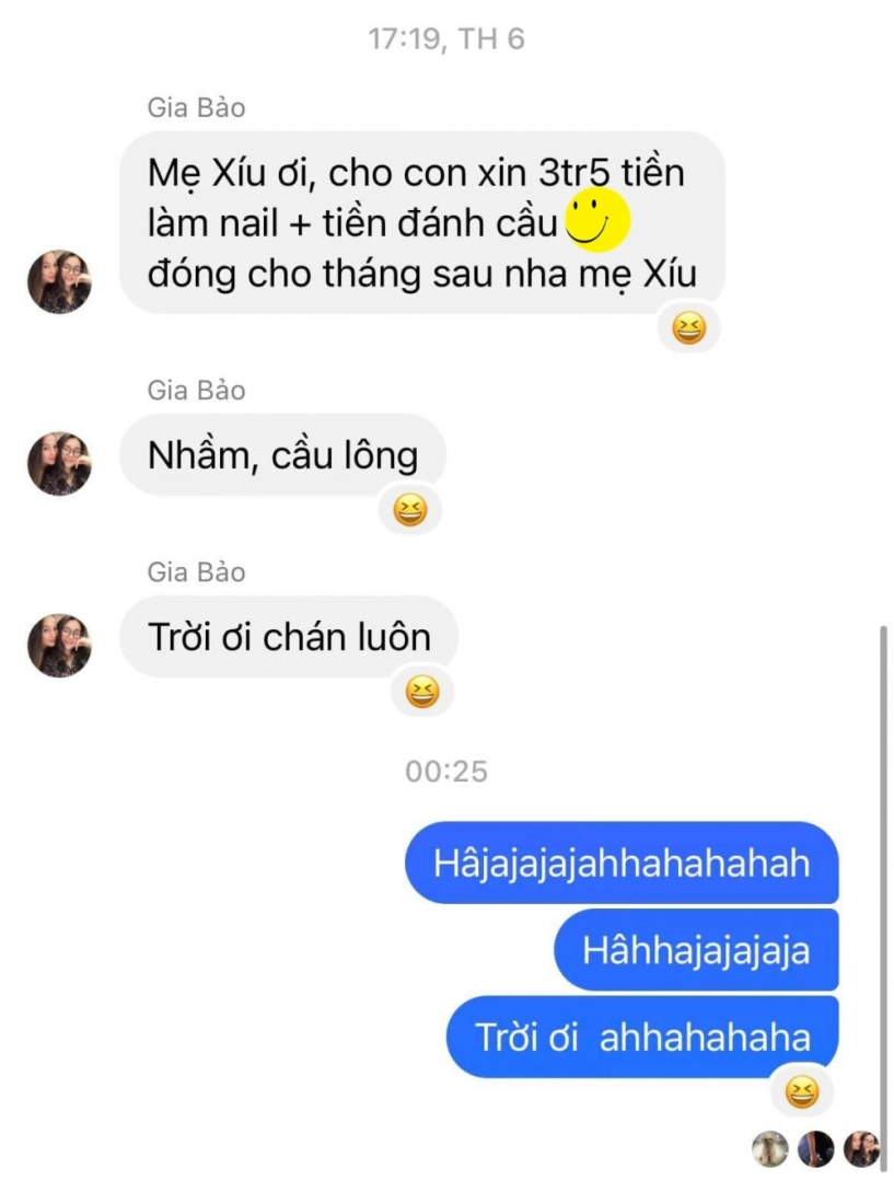 Hiền thục lên tiếng về đoạn tin nhắn con gái viết nhầm thành từ bậy trên mxh - 2