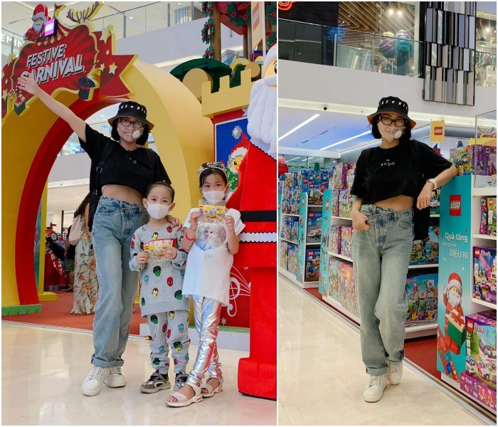 Hội hot-mom tay bồng tay bế vẫn cân mọi style giấu quần khoe chân áo croptop tôn eo có đủ - 9