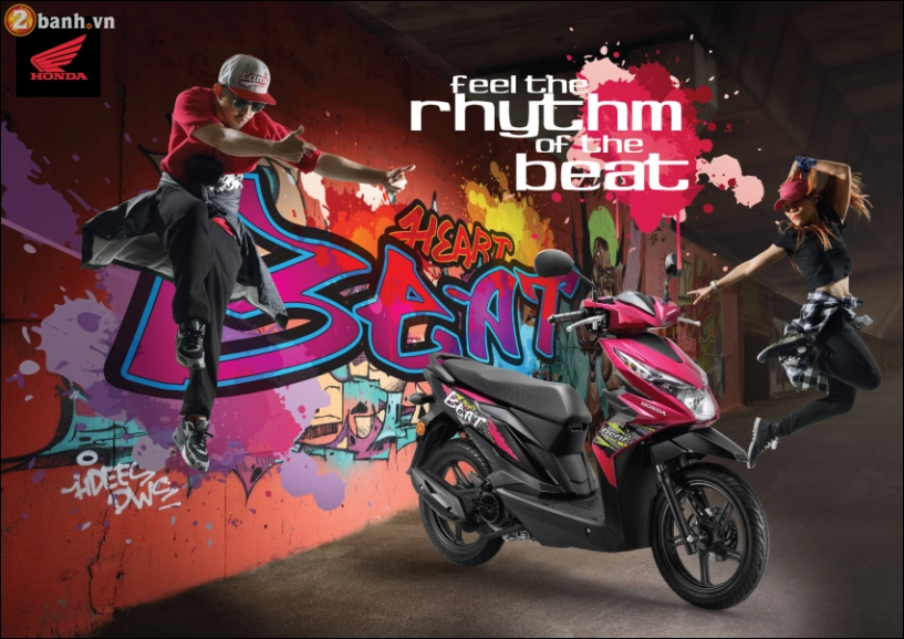 Honda beat 2018 phiên bản graffiti cập nhật màu mới - 1