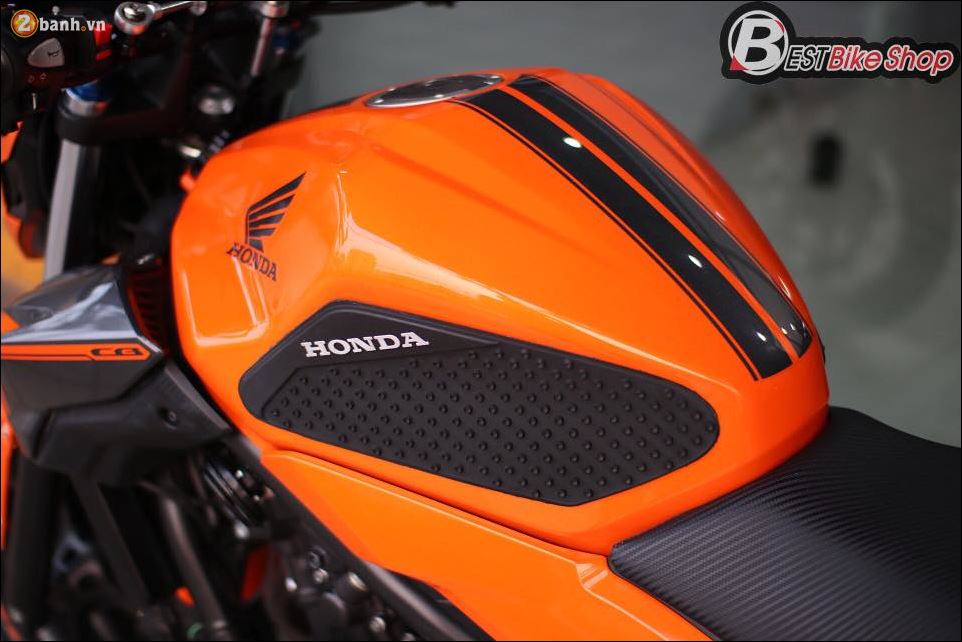Honda cb500f độ xuất sắc qua version cơn lốc màu da cam - 6