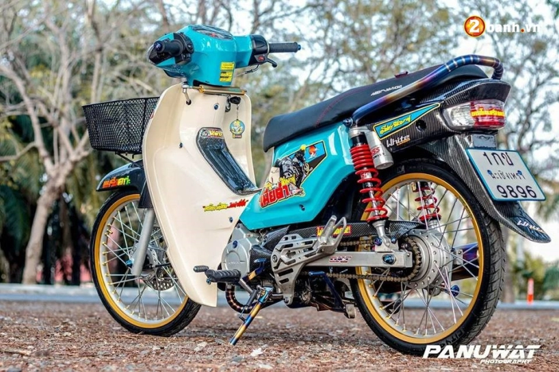 Honda cub fi độ huy hoàng vượt bậc mọi thời đại của biker xứ chùa vàng - 9