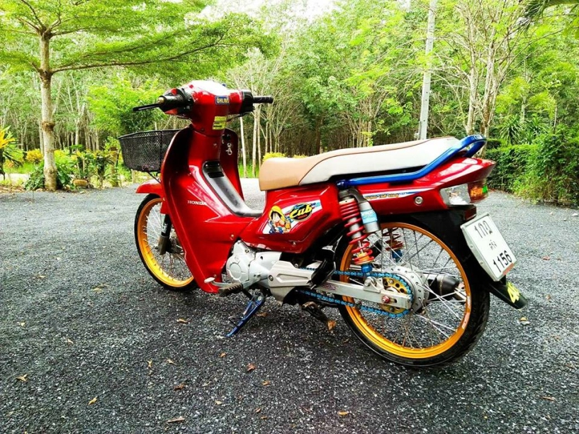 Honda cub fi độ sang chảnh lạc trôi giữa cảnh đẹp của rừng già - 1