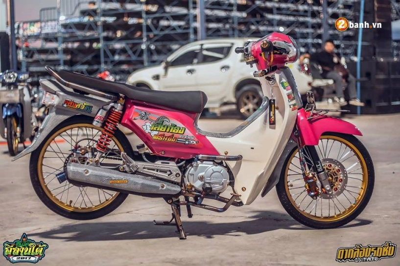 Honda cub fi độ siêu chất với loạt đồ chơi hiệu của biker thailand - 2
