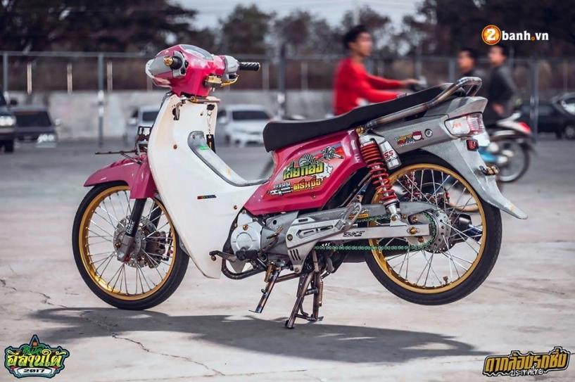 Honda cub fi độ siêu chất với loạt đồ chơi hiệu của biker thailand - 9